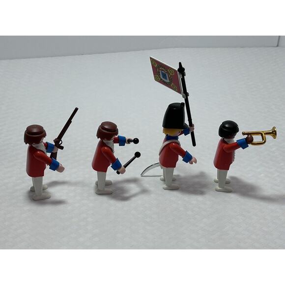 Set of 4 Vintage Geobra 1974 Soldiers, Figures - Picture 6 of 10